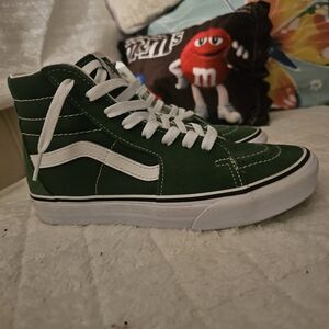 Vans Men And Women Old Skool Sk8 TheoryGreener Past High-Top Sneakers